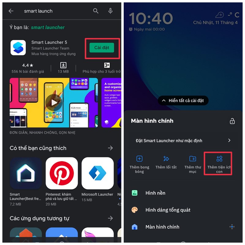 Cách tạo màn hình Home Screen ĐỘC LẠ bằng app Widget