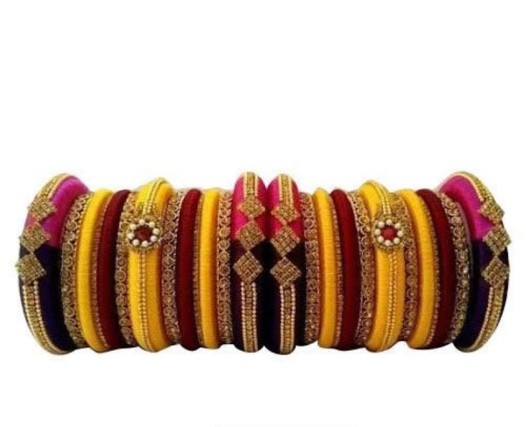 Handmade Bangles Yellow