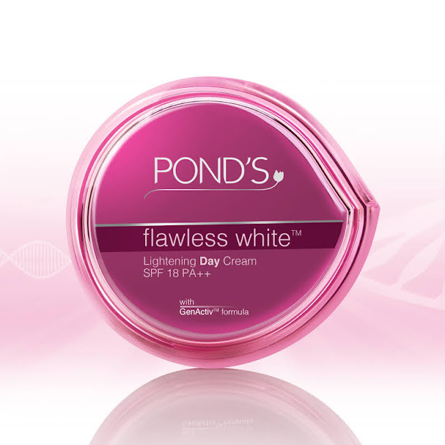 review kem dưỡng trắng da pond's flawless white