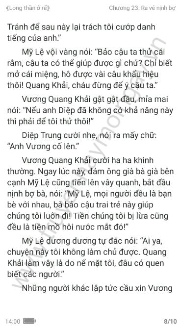 Long Thần Ở Rể - Chương 23