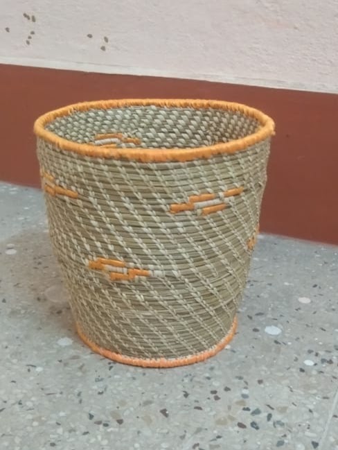 Handmade Sabai Grass Basket for storage