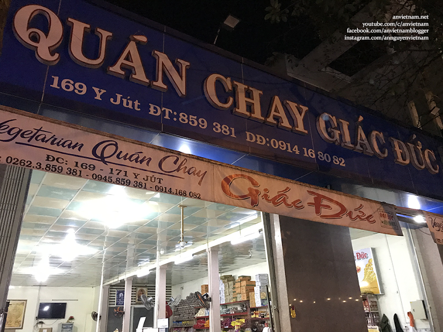 Quán chay Giác Đức ở thành phố Buôn Ma Thuột