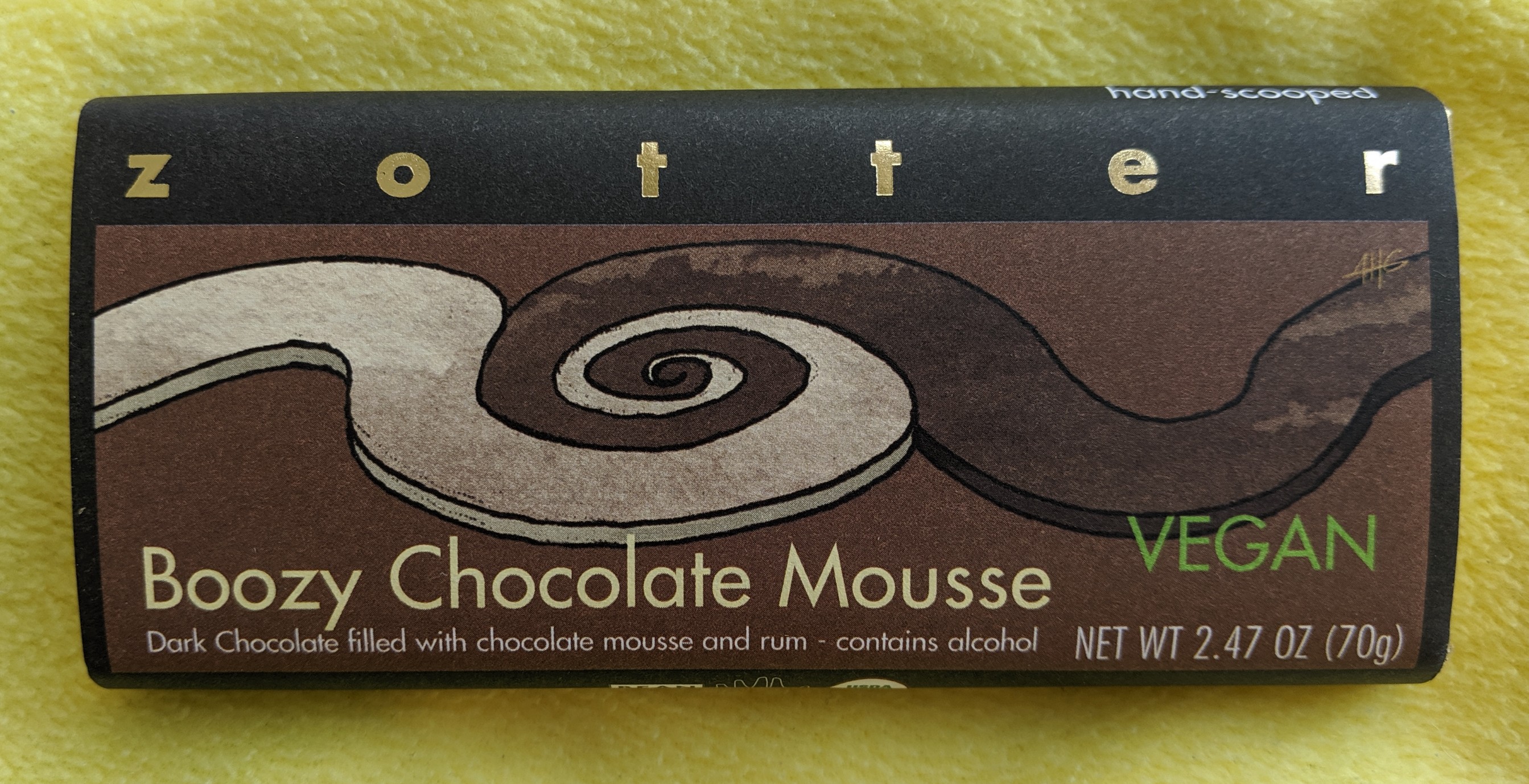 70% zooter boozy mousse bar