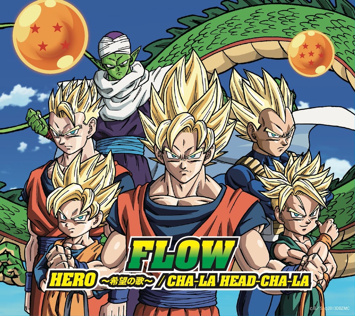 Capa do single “HERO~Kibou no Uta~/CHA-LA HEAD-CHA-LA”.