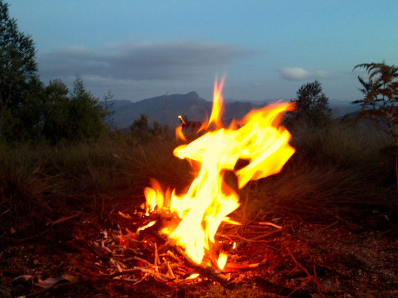 φωτιά κατασκήνωση όρη ουσαμπάρα τανζανία