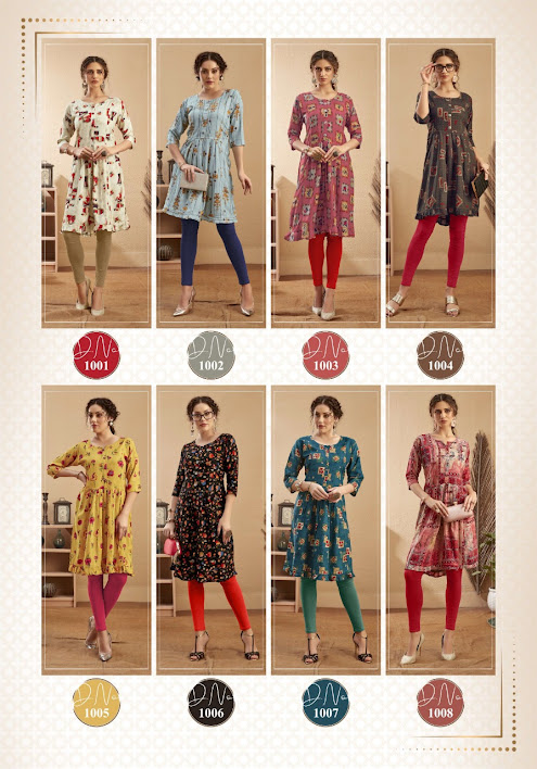 Damini Hetvi Branded A-Line Kurti Manufacturer Wholesaler