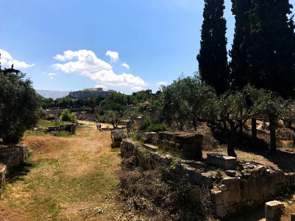 keramikos archeological site view to acropolis athens guide