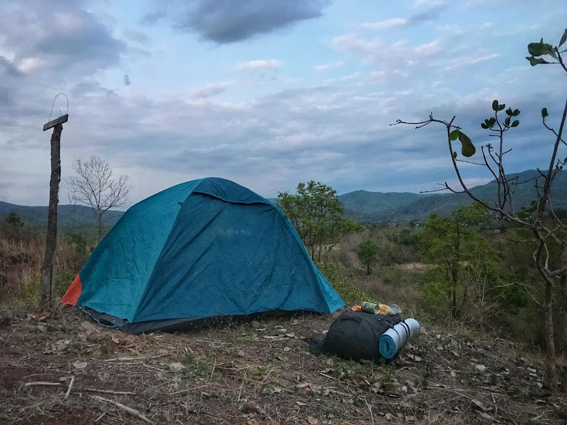 thailand wild camping doi phu nang