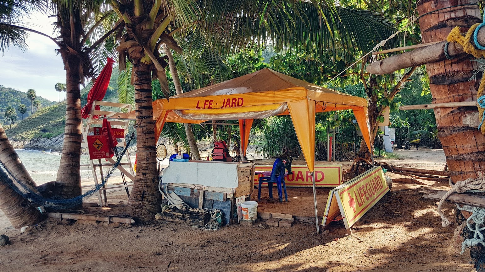 Phuket's Ya Nui Beach
Thailand
Lifeguard station