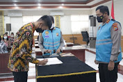 Peserta Akpol 2021 Sepakat Hindari KKN Dihadapan Kapolda Sulut