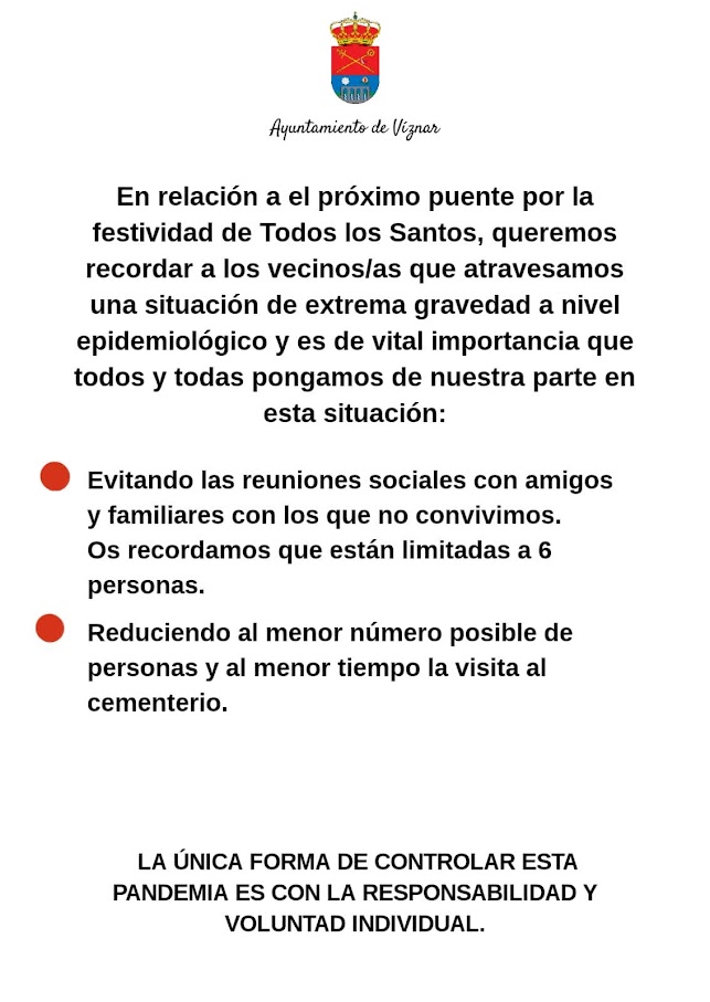 Medidas Movilidad Covid19 de 30 de Octubre 2020