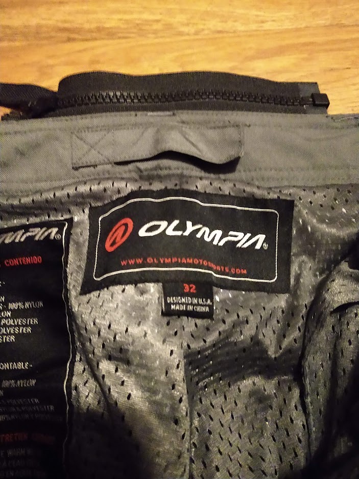 Sold - Olympia Airglide 4 mesh pants 32 Pewter | Adventure Rider