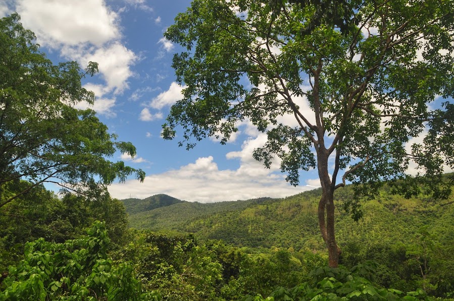 erawan national park mountains view