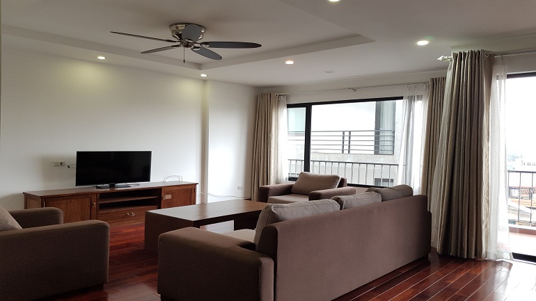 Good size 2 – bedroom apartment with balcony in To Ngoc Van for rent.