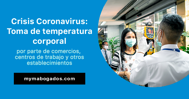 Crisis Coronavirus Toma De Temperatura Por Parte De Comercios