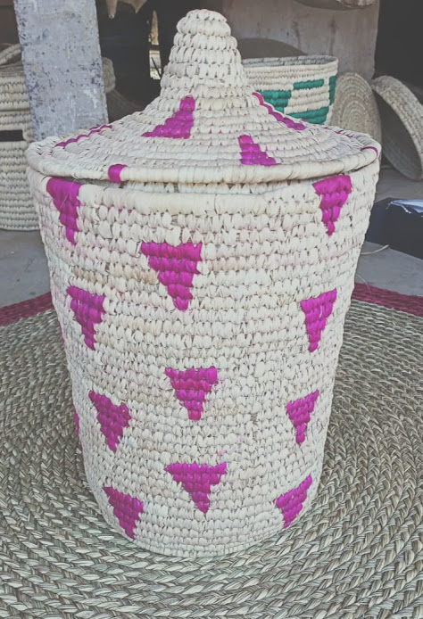 Handmade Kauna Grass Basket For Storage