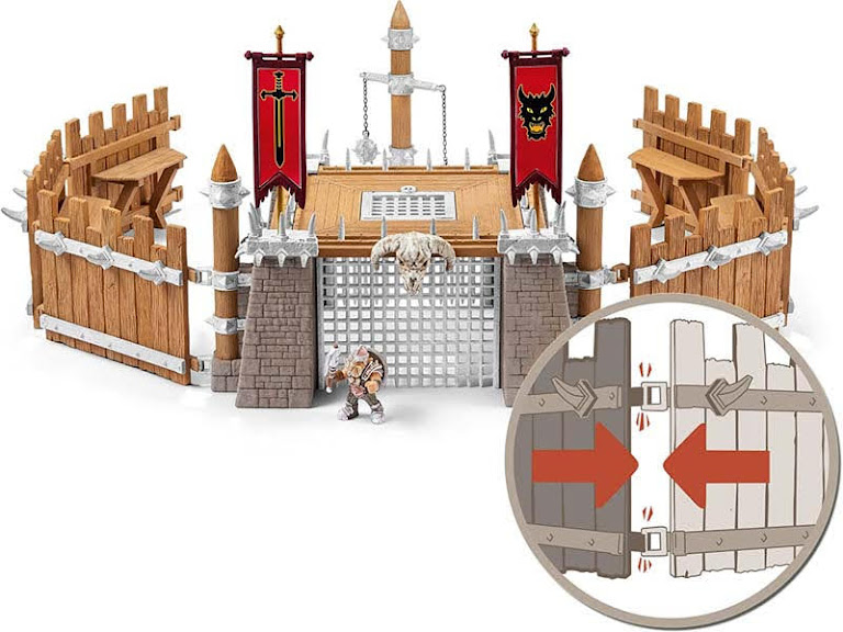 Contenido de Schleich® 42157 Arena de Combate