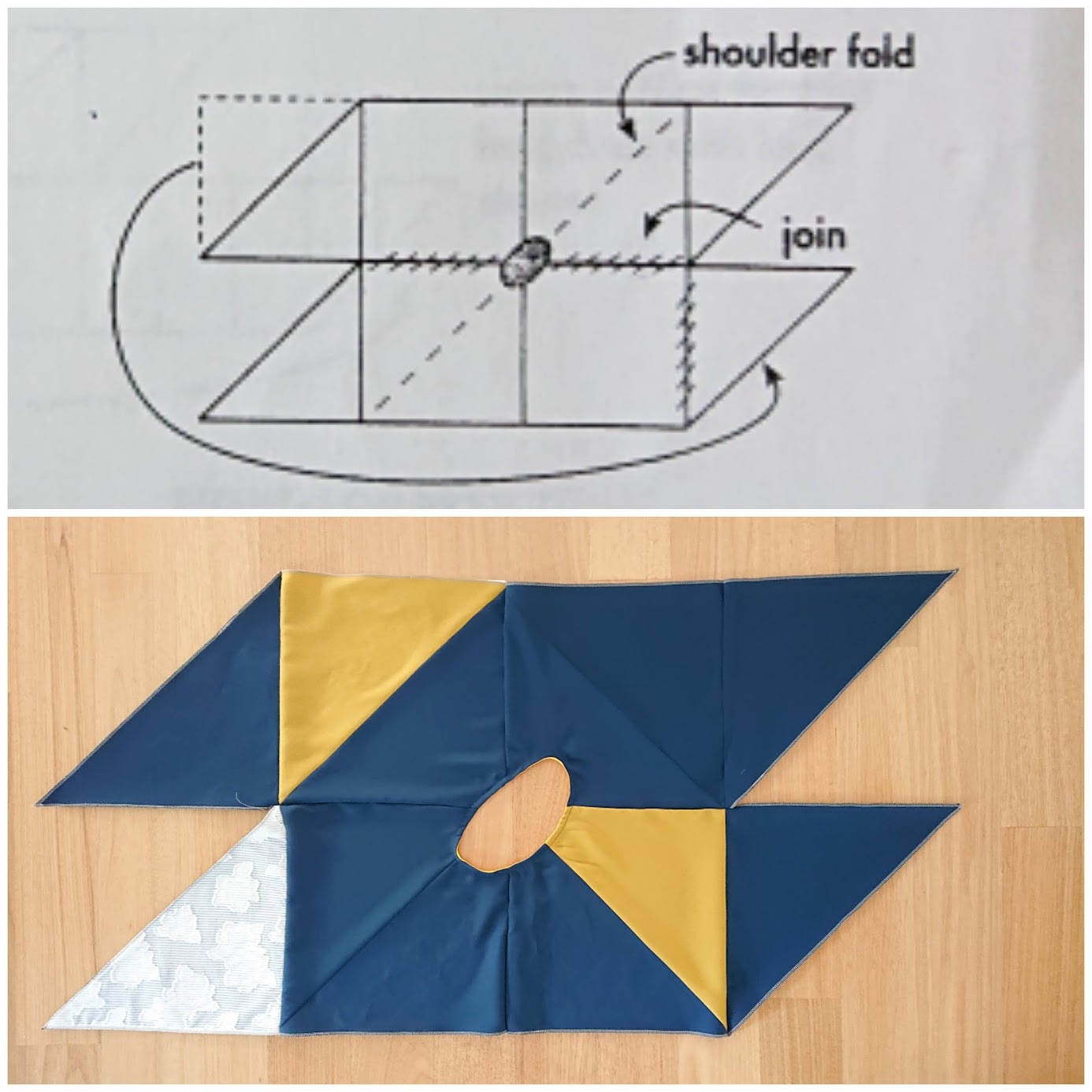 Final configuration of 6-Square Origami Top | FAFAFOOM STUDIO