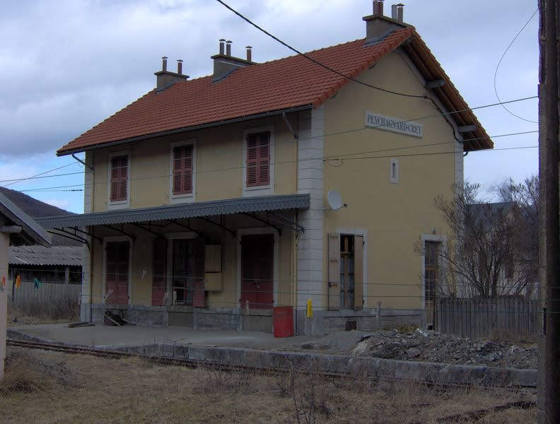 La gare du Peychagnard Le Crey