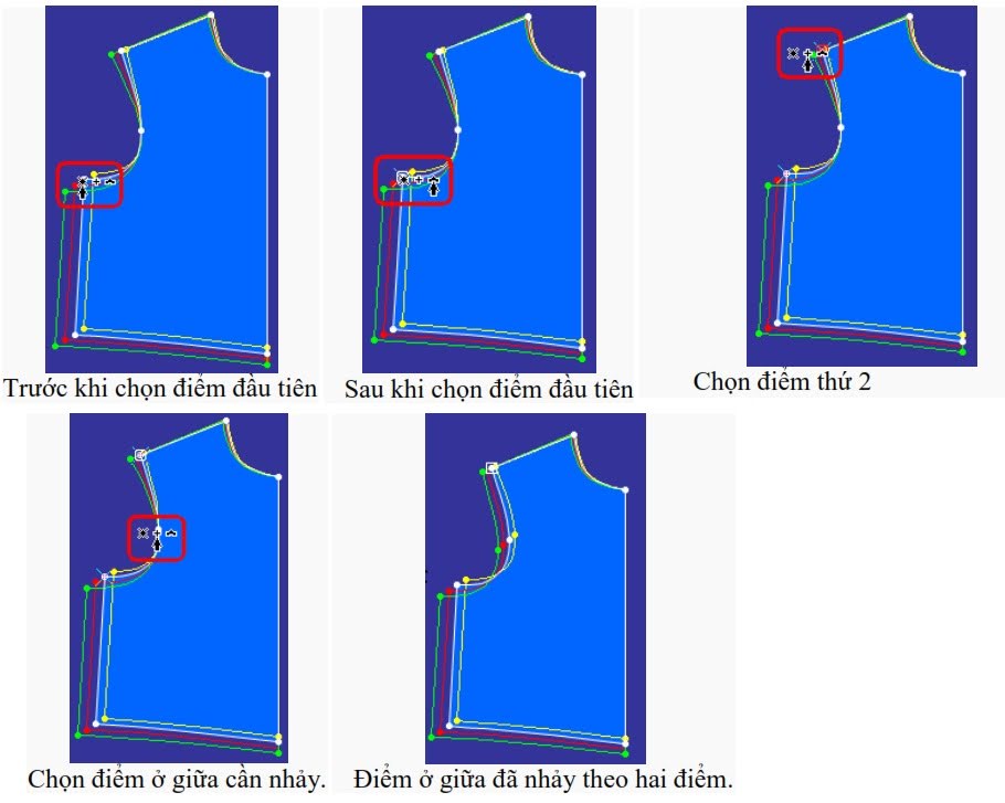 Các Lệnh Nhảy Size Trong Optitex PDS 16