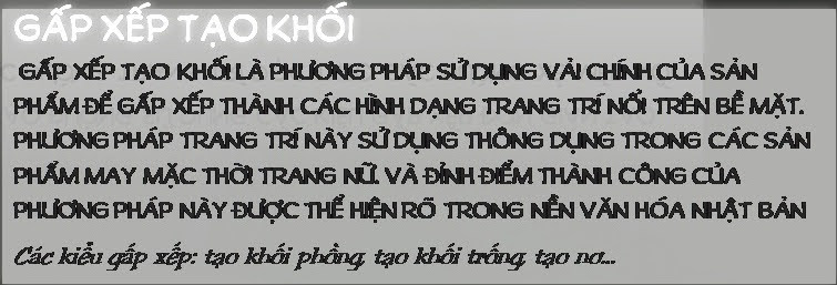 Khái niệm Chiết Ly, Ly sống, Dún (Dart, Pleat, Tucks, Gathers) 7