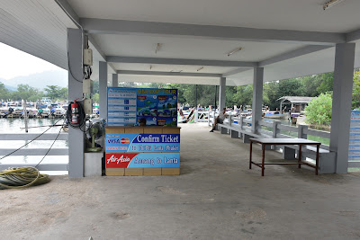 Check in at the ferry counter at Nopparat Thara Pier in Ao Nang