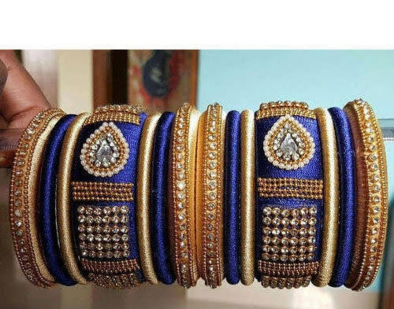 Handmade Bangles Blue