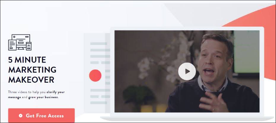 Notice how StoryBrand makes a point to keep the length of the video series short, making it quick to consume.