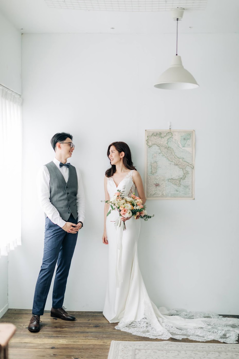 念念婚紗 | Dennis + Felicia Engagement | 優雅簡約美式逐光婚紗