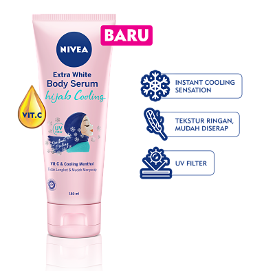 Body lotion nivea extra white hijab cooling body serum