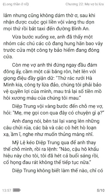 Long Thần Ở Rể - Chương 22