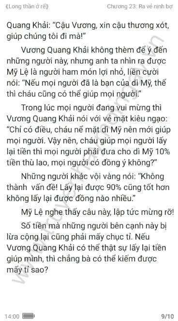 Long Thần Ở Rể - Chương 23