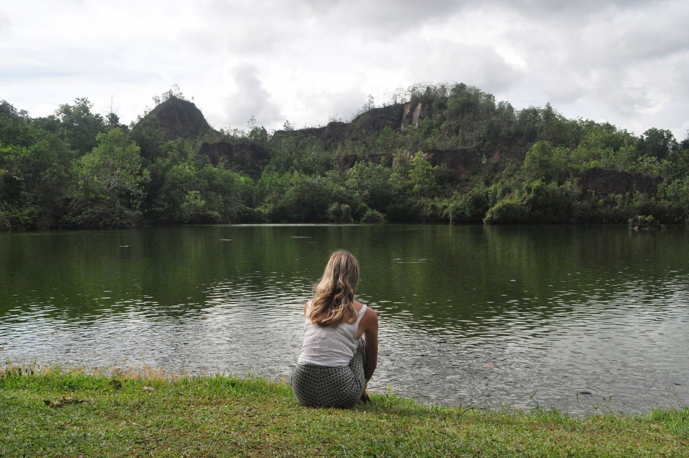 Ranong Canyon
Thailand
Girl sitting my lake
