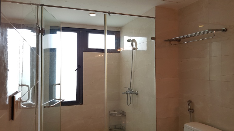 Lake – view one bedroom apartment with big balcony in Nhat Chieu street, Tay Ho district for rent