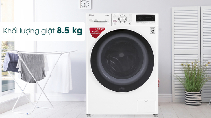 Máy giặt LG có khối lượng giặt đa dạng