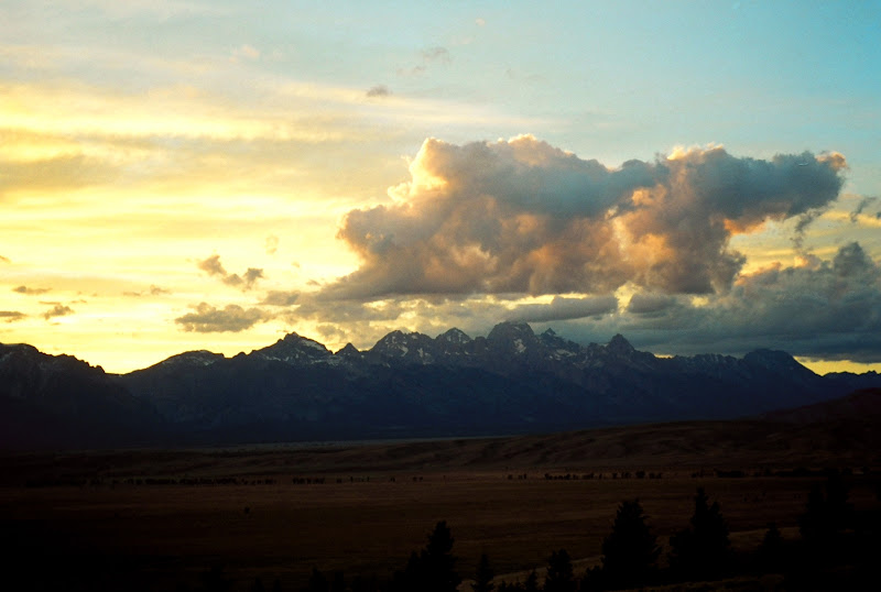 The Tetons from near Jackson Hole