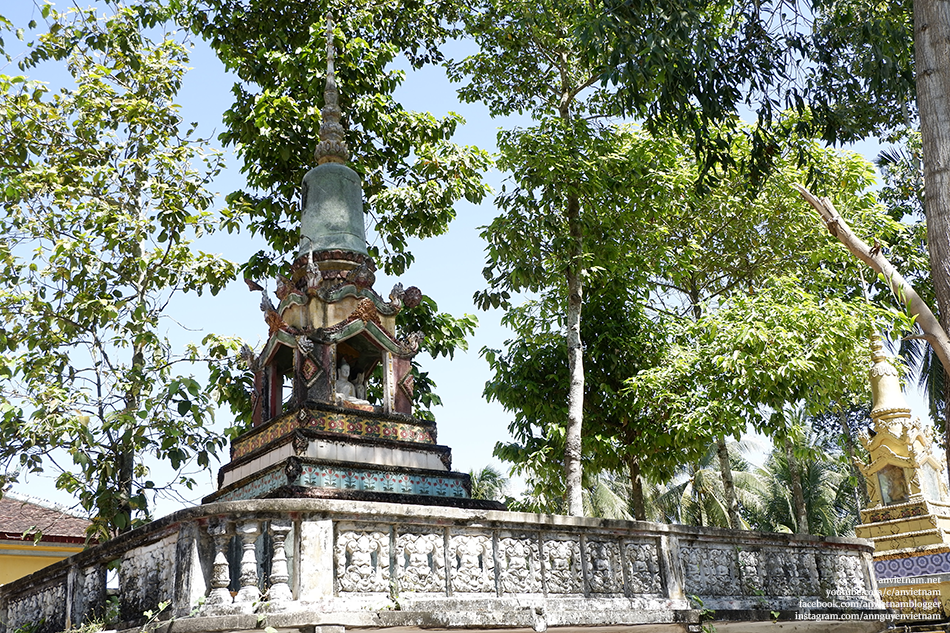 Chùa Xvay Ton (chùa Xà Tón) ở Tri Tôn, ngôi chùa Khmer xưa nhất An Giang