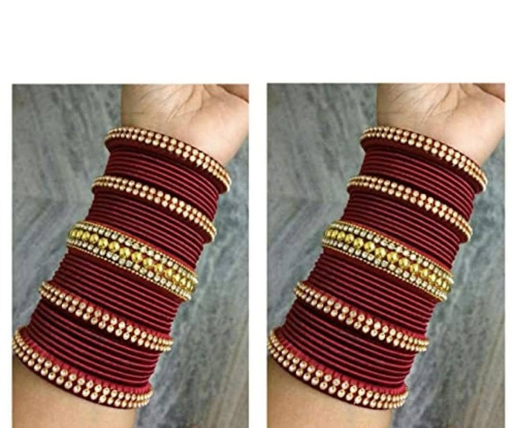 Handmade Bangles Maroon for Women