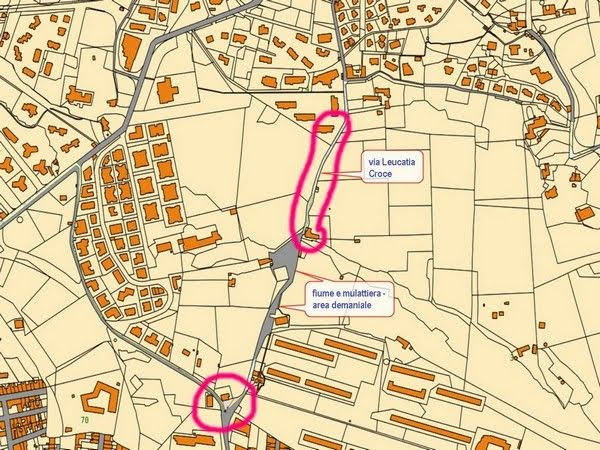 mappa catastale 1847 via Leucatia