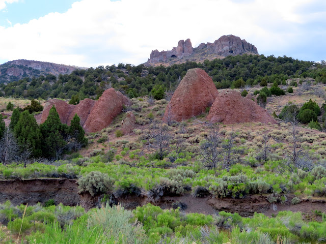 Rock formations along the South Fork of Cottonwood Creek