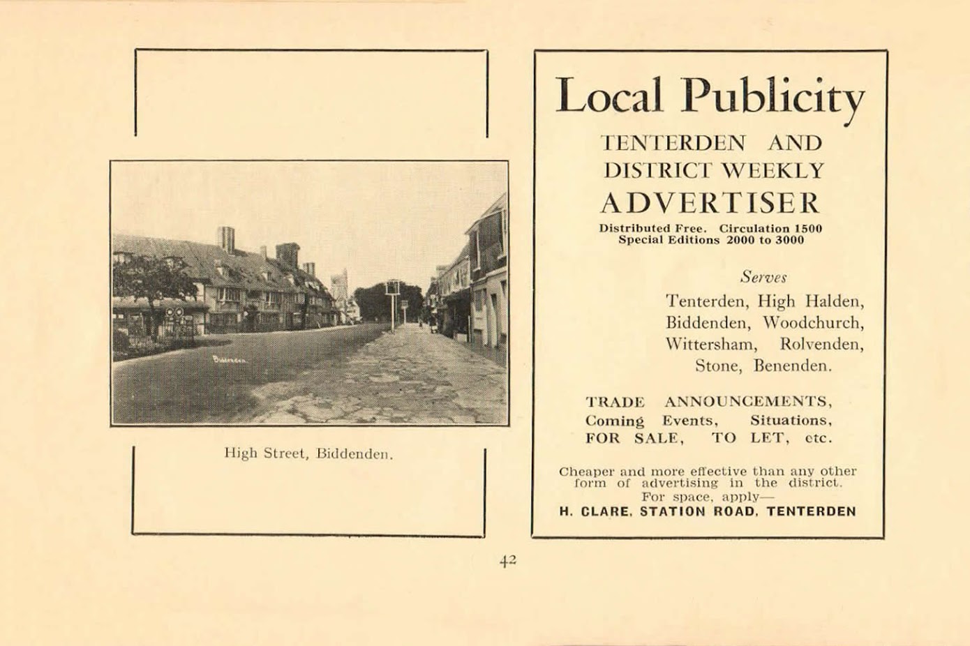 Tenterden and District Guide 1936