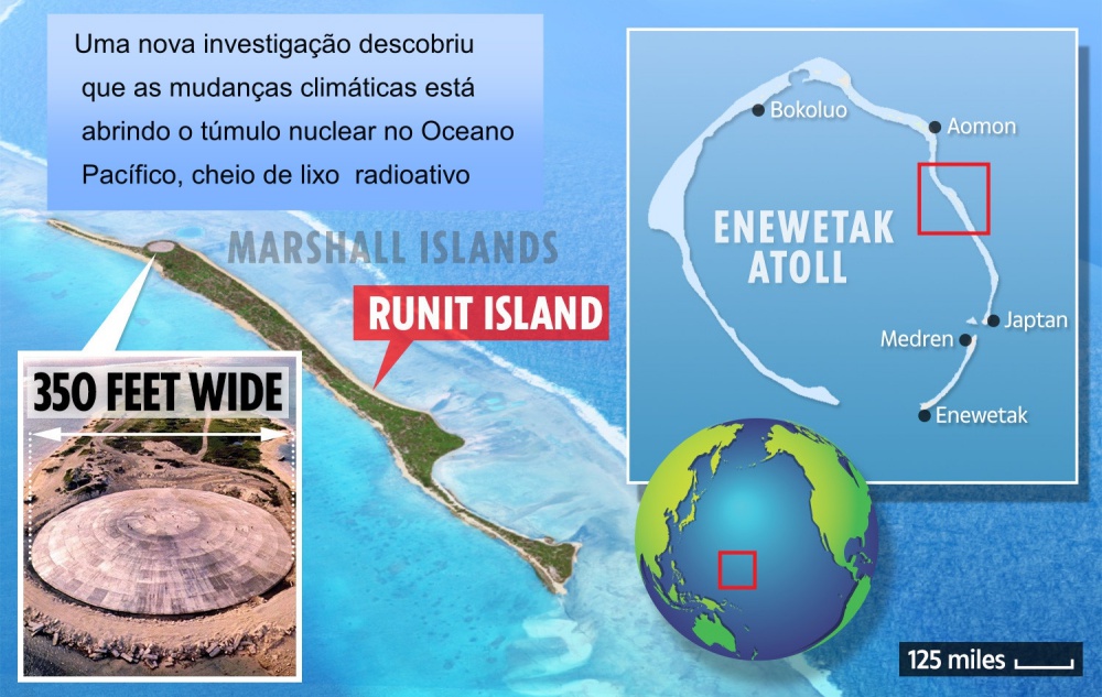 Runit Dome, a grande lata de lixo nuclear do Pacífico