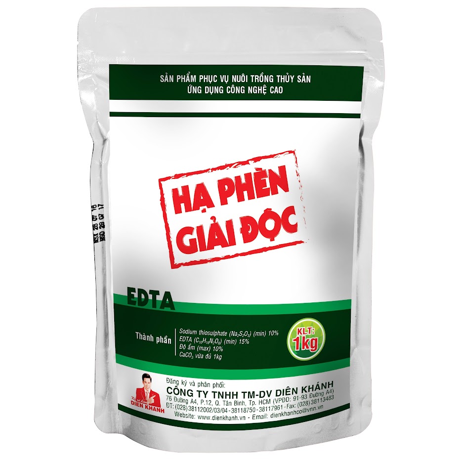 EDTA HẠ PHÈN GIẢI ĐỘC