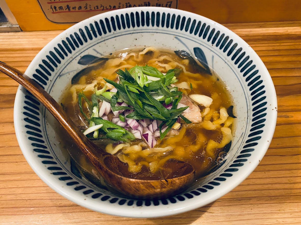 ぼぶのラーメン紀行 Hanaワイン 大井町 煮干しラーメン