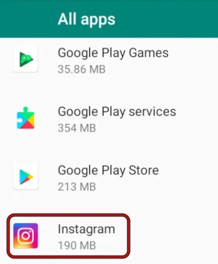 Find and tap on the Instagram app.