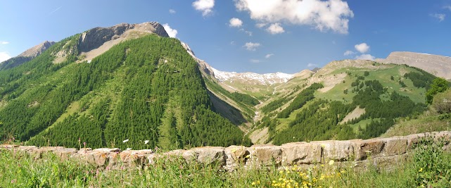 Anstieg zum Col de Vars.