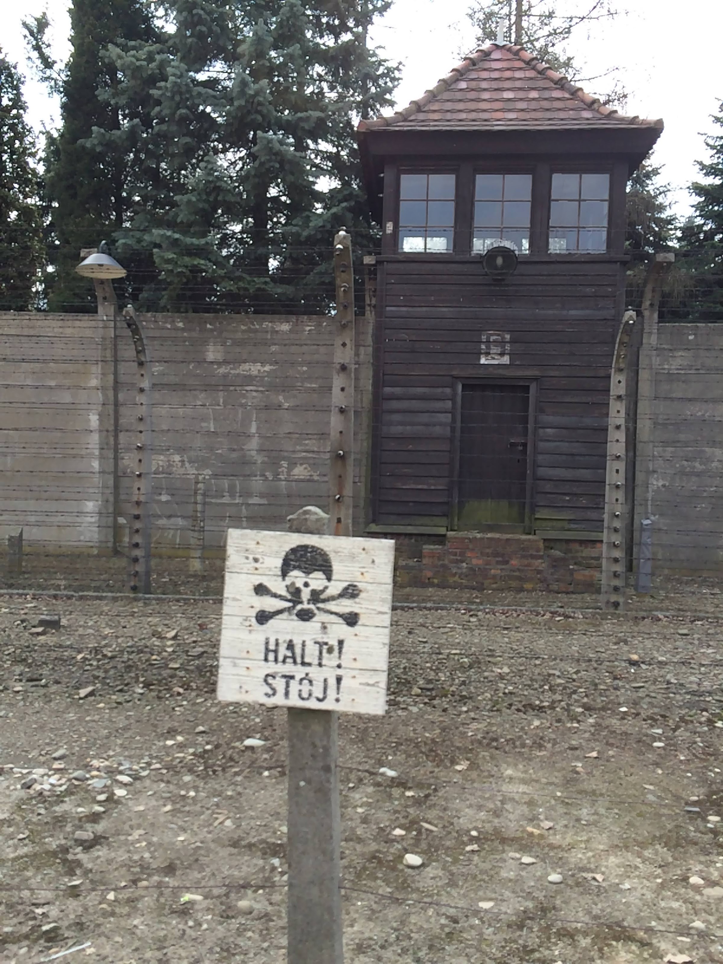 Guard tower, Auschwitz