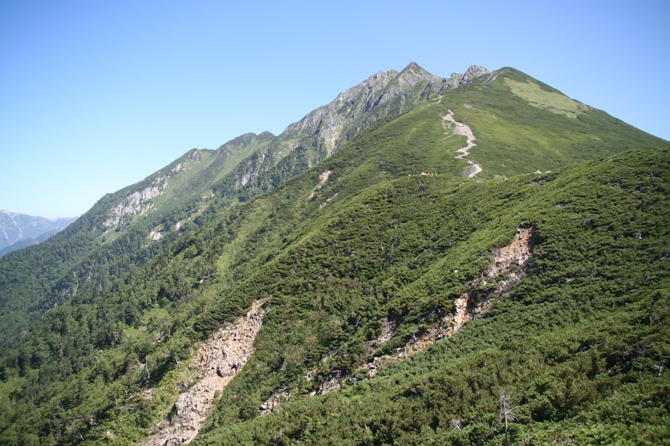 No,219　北アルプス：西穂高岳（2909ｍ）西穂独標（2701ｍ）西穂丸山（2452ｍ）