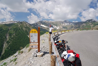 Anstieg zum Col de la Bonette