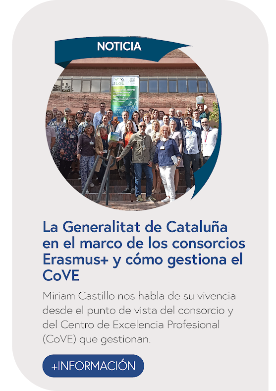 La Generalitat de Cataluña en el marco de los consorcios Erasmus+ y cómo gestiona el COVe